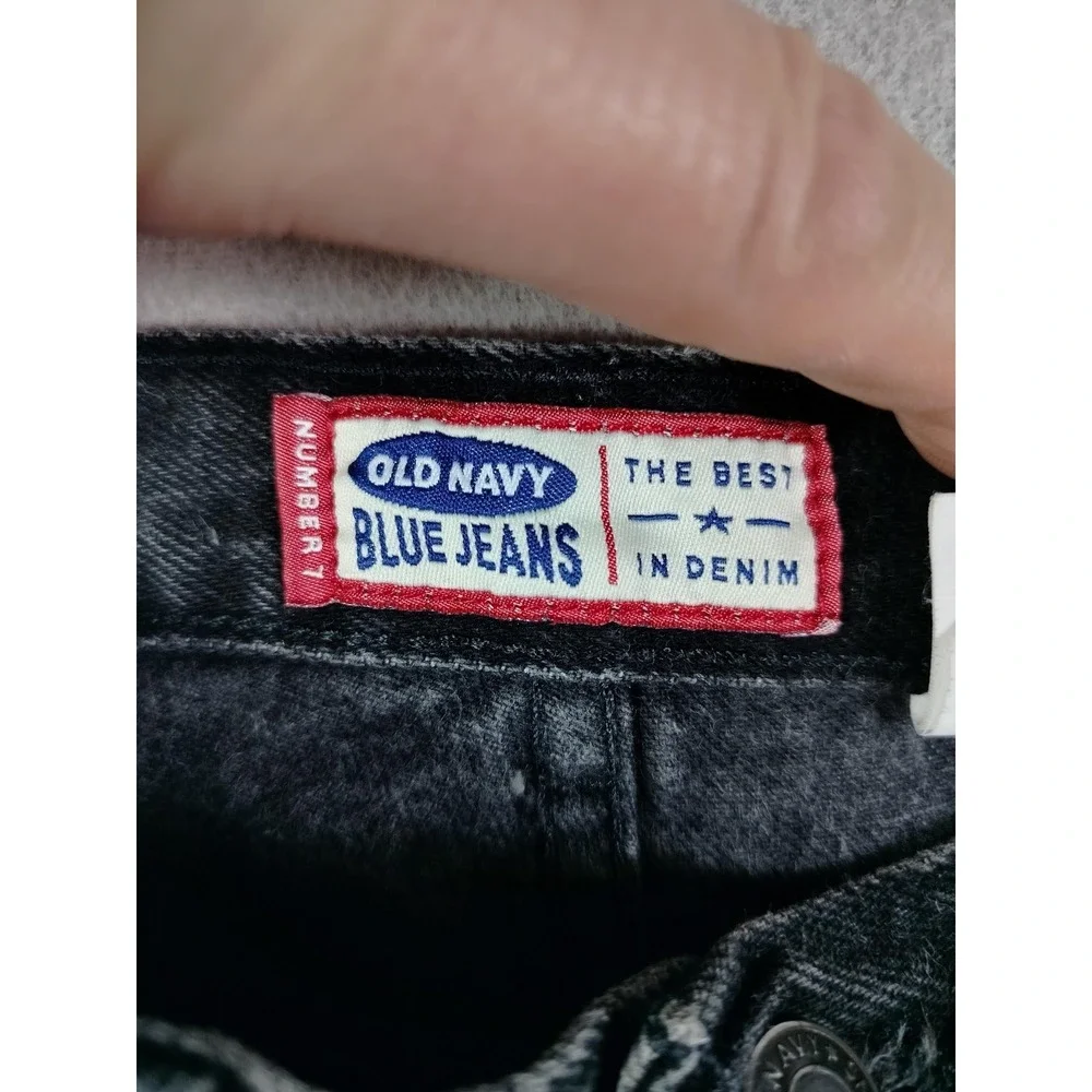Vintage Old Navy Jeans Boys 12 Gray‎ Straight Leg Denim Regular Fit Y2K 2001